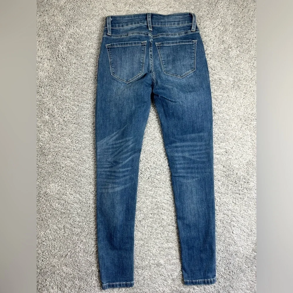Kancan Jeans Womens 24 Jenna Midrise Ankle Skinny Style KC11214CHM Classic Basic